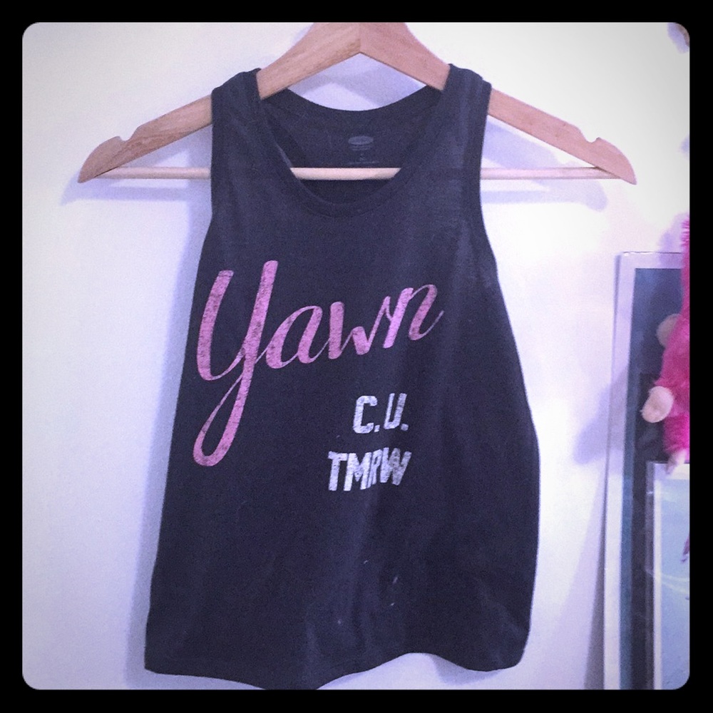 Yawn c.u tmrw muscle tee